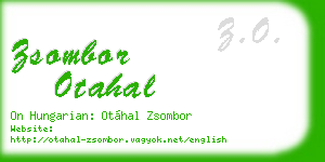 zsombor otahal business card